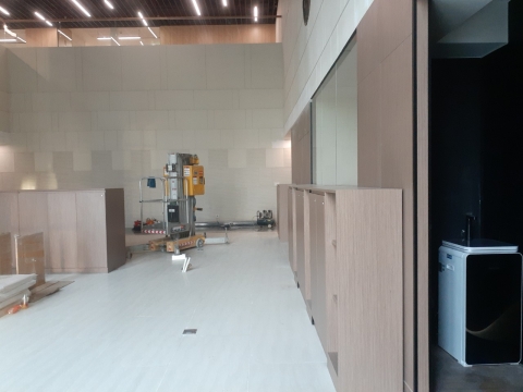 Dự án cung cấp và thi công tủ gỗ liền tường – Khai Sáng Office, Quận 7