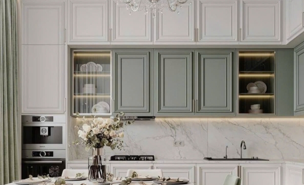 Cánh huỳnh cổ điển ép màng – Giải pháp cửa tủ bền đẹp, sang trọng